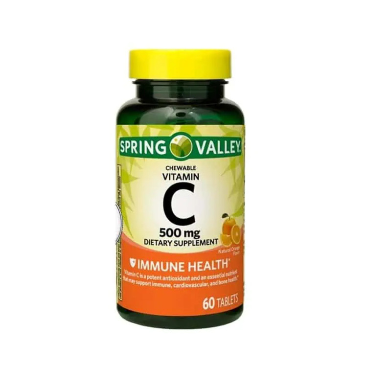 ویتامین سی جویدنی اسپرینگ والی 60 عدد