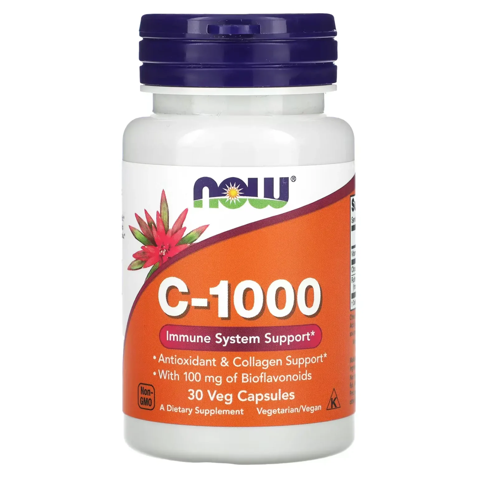 ویتامین سی ناو فودز 30 عددی Vit c 1000mg