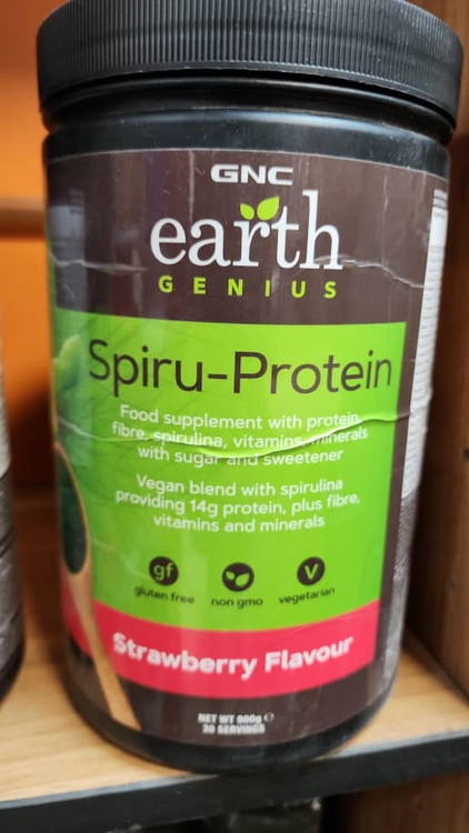 پروتئین گیاهی وی اسپیرو جی ان سی GNC Earth Genius Spiru-Protein