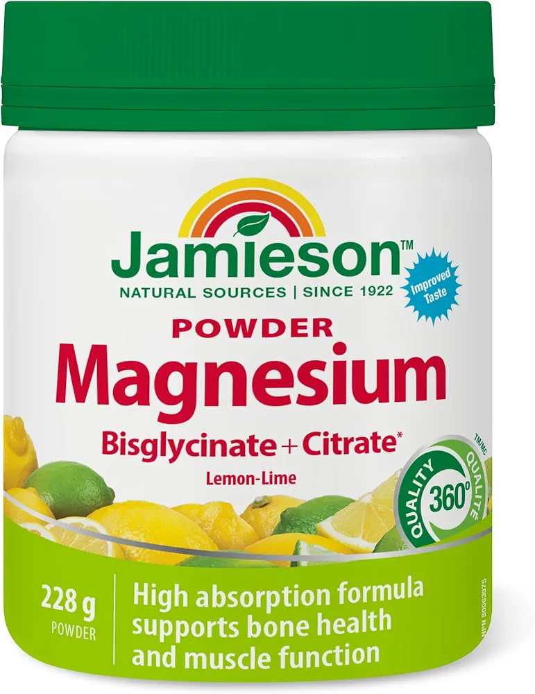 پودر منیزیم جمیسون Jamieson Magnesium ۲۲۸گرم