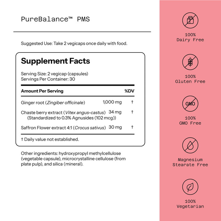 پی ام اس برند کوایلیتی لایف (۶۰عددی)Hormone BalancePMS relief and mood support