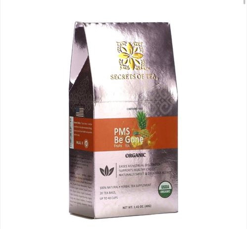 چای تسکین دهنده درد قاعدگی پی ام اس Organic PMS Be Gone Fruits Tea