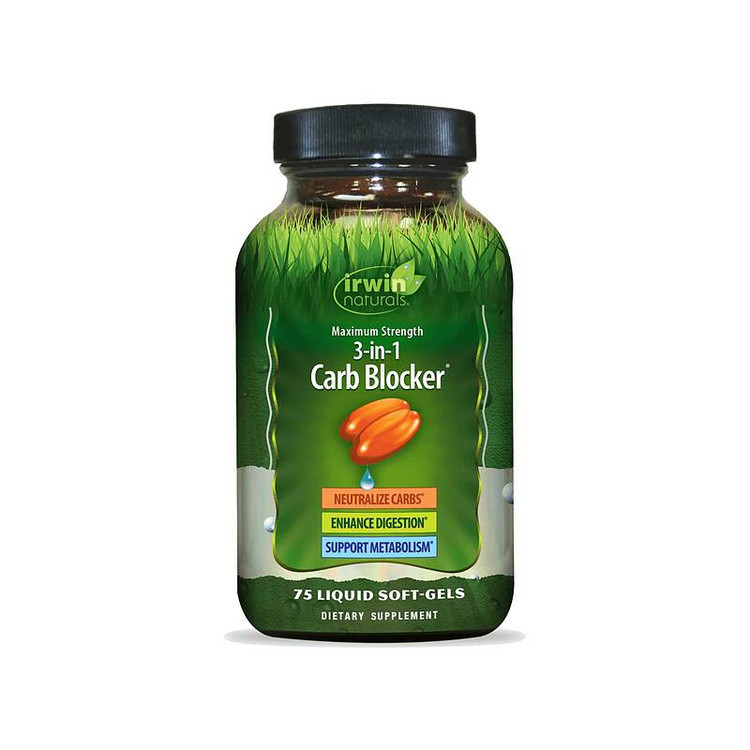 کربو بلاکر ایروین نچرالز Irwin Naturals Maximum Strength 3-in-1 Carb Blocker