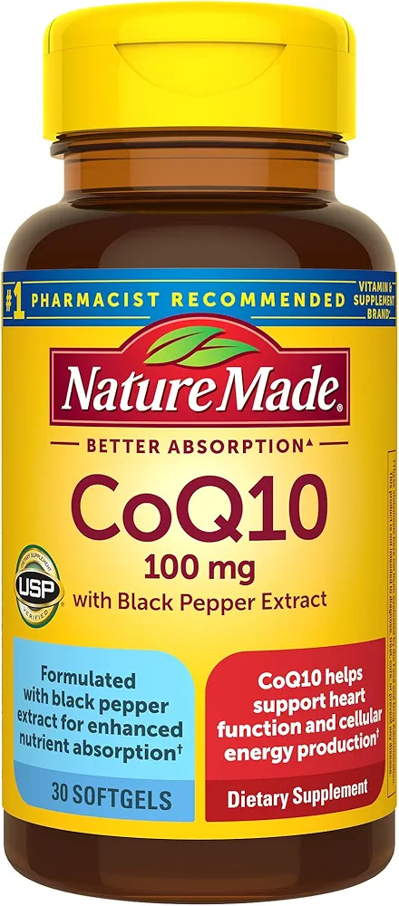 کو آنزیم نیچر مید( 30 عددی ) Nature Made CoQ10 100mg