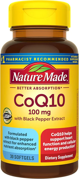 کو آنزیم نیچر مید( 30 عددی ) Nature Made CoQ10 100mg