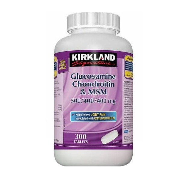 گلوکوزامین کندرویتین ام اس ام کرکلند ۳۰۰ عددی