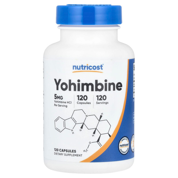 یوهیمبین ناتری کاست ۲۴۰عددی Yohimbine, 5 mg, 120 Capsules