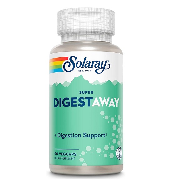 آنزیم گوارشی سولاری ۹۰تایی Solaray Super Digestaway