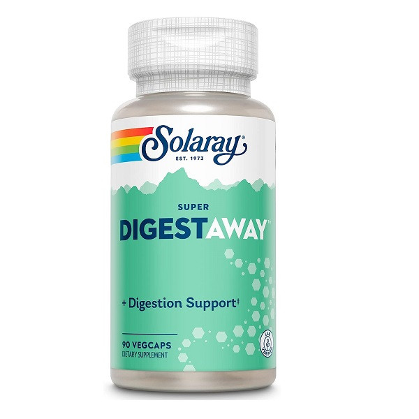 آنزیم گوارشی سولاری ۹۰تایی Solaray Super Digestaway