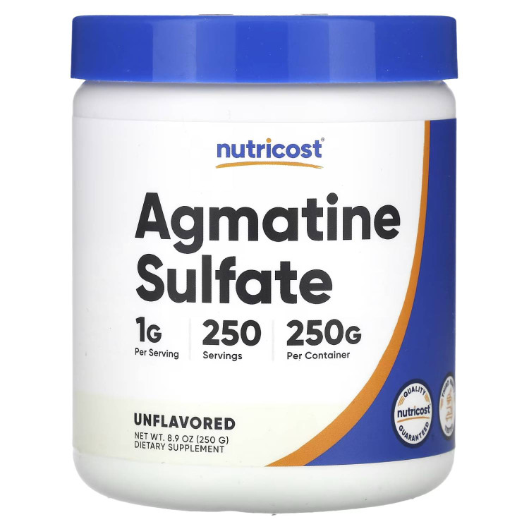 آگماتین سولفات ناتری کاست Nutricost, Agmatine Sulfate, Unflavored