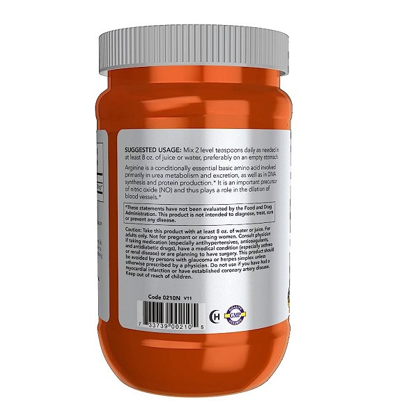 ال آرژنین ناو (۴۵۴گرمی)NOW L-Arginine Powder