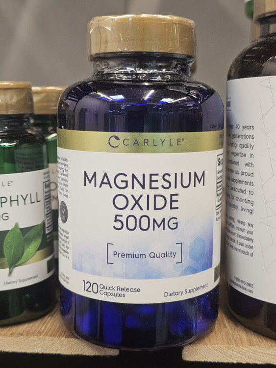 اکسید منیزیم کارلایل Carlyle Magnesium Oxide 500mg