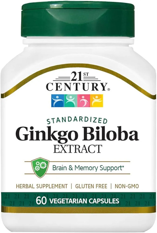جینکو بیلوبا ۲۱سنتری ۶۰تایی21st Century Ginkgo Biloba 60 Capsules