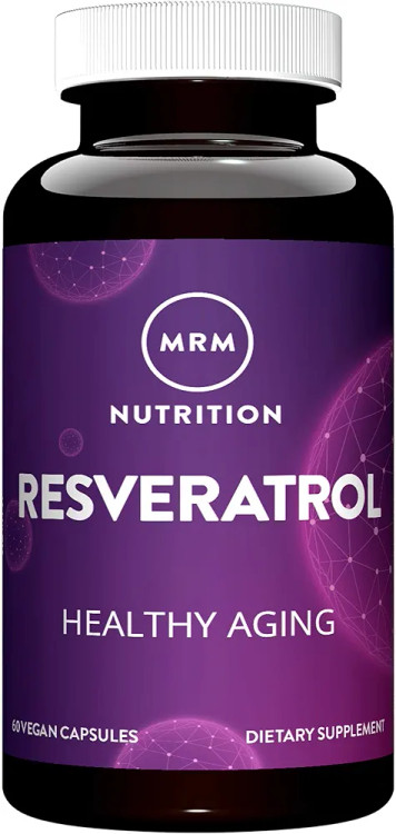 رزوراترول ۱۰۰ میلیگرم MRM Nutrition - برای زنان و مردان - مکمل آنتیاکسیدان ترانس-رزوراترول طبیعی برای سلامت سلولی، پشتیبانی از پیری و سلامت تغذیهای، وگان، بدون گلوتن - ۶۰ وعده