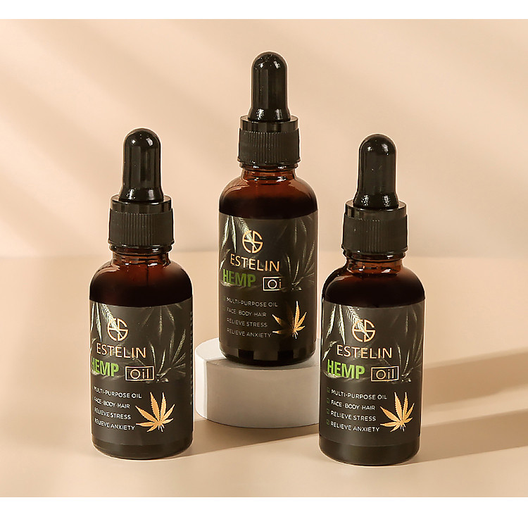 روغن شاهدانه یا همپ hemp خالص استلین ESTELIN Hemp Oil For Face Body and Hair