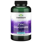 زینک گلوکونات سوانسون 50 میلی گرمی 250 عددی Swanson Zinc Gluconate