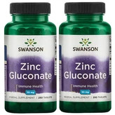 زینک گلوکونات سوانسون 50 میلی گرمی 250 عددی Swanson Zinc Gluconate