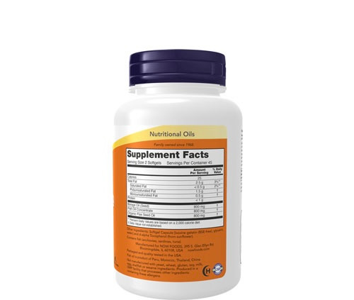 سوپر امگا 9 6 3 ناو فودز (۹۰عددی)Super Omega 369 Now Foods