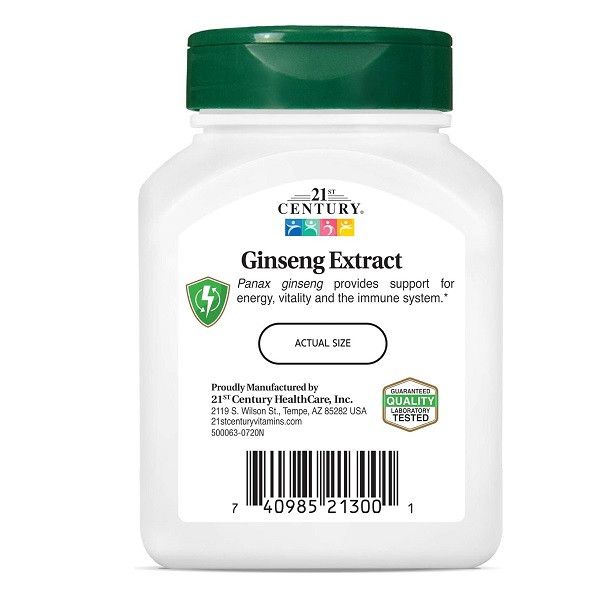 قرص عصاره جینسینگ Ginseng قرن 21 (60 عددی) 21st Century