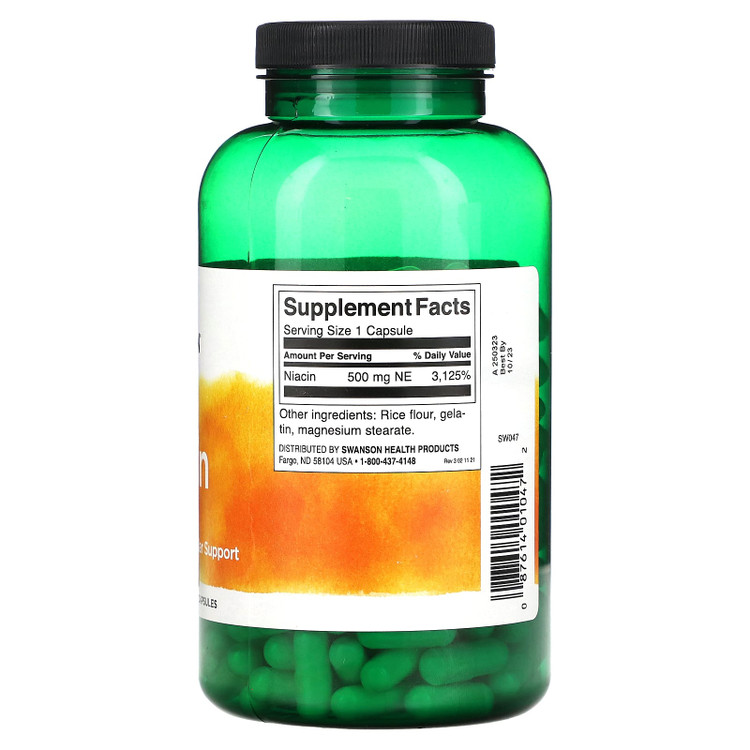 قرص نیاسین سوانسون (۲۵۰عددی)SWANSON Niacin