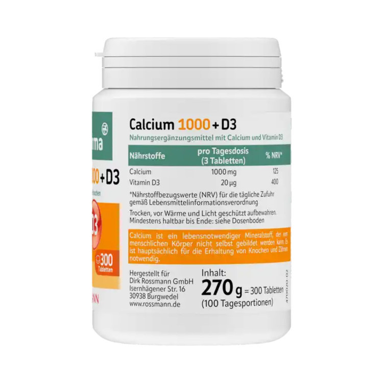 قرص کلسیم D3-1000 آلتافارما-altapharma آلمان ۳۰۰ عدد