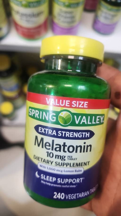ملاتونین اسپرینگ والی 10 میلی گرم 60 عدد Spring Valley Melatonin