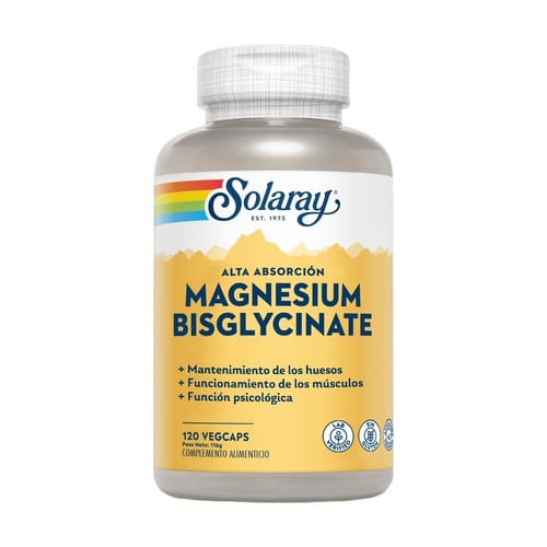منیزیم بیس گلیسینات سولاری۱۲۰تایی Solaray Magnesium Bisglycinaat