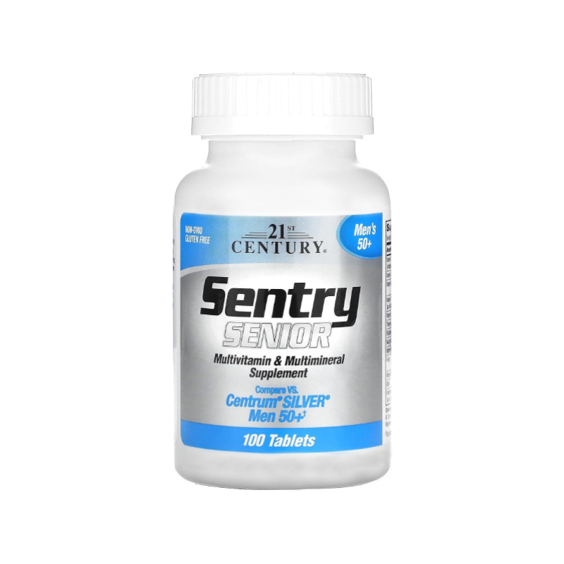 مولتی ویتامین ۲۱ سنتری مخصوص اقایان بالای 50سال 21st Century Senior Men 50+ Multivitamin & Multimineral