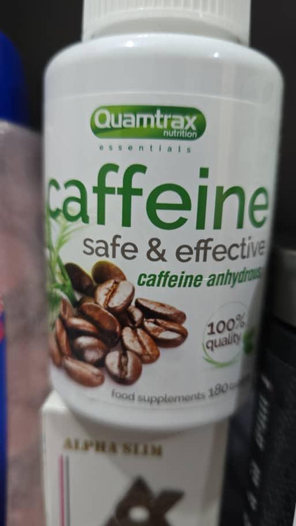 مکمل کافیین کوامترکسQuamtrax Essentials Caffeine (۱۸۰عددی)