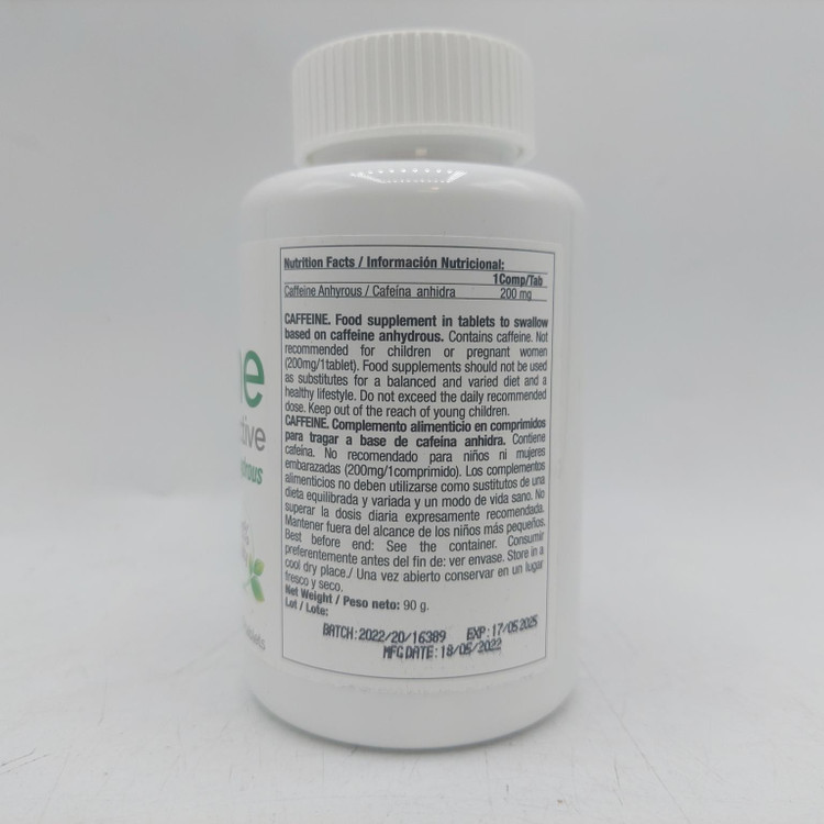 مکمل کافیین کوامترکسQuamtrax Essentials Caffeine (۱۸۰عددی)