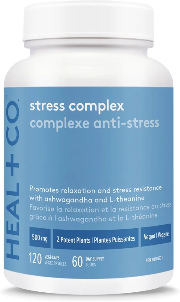 مکملهای Heal + Co. Stress Complex Vegi-Caps عددی120