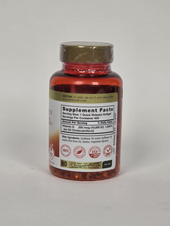 ویتامین D3 کارلایل Carlyle Vitamin D3 10000IU 250mcg