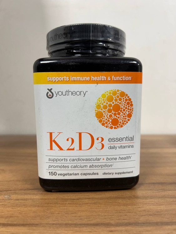 ویتامین D3 K2 یوتئوری 150 عدد Youtheory K2 D3