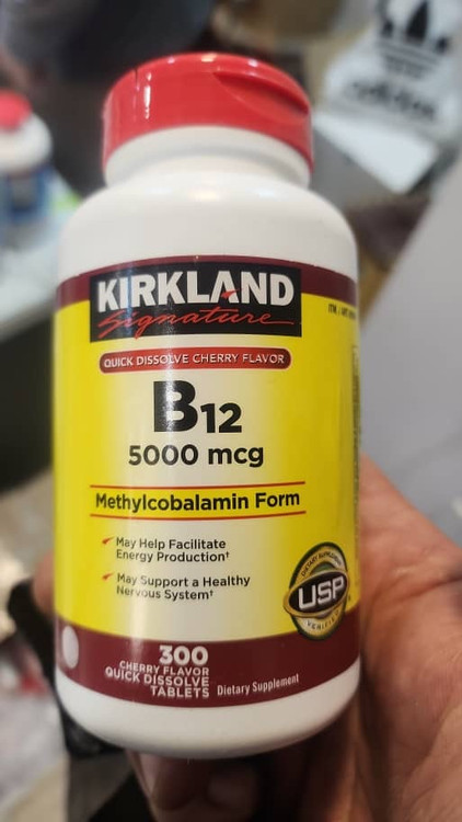 ویتامین ب 12 کرکلند 5000 میکروگرم 300 عدد Kirkland B12