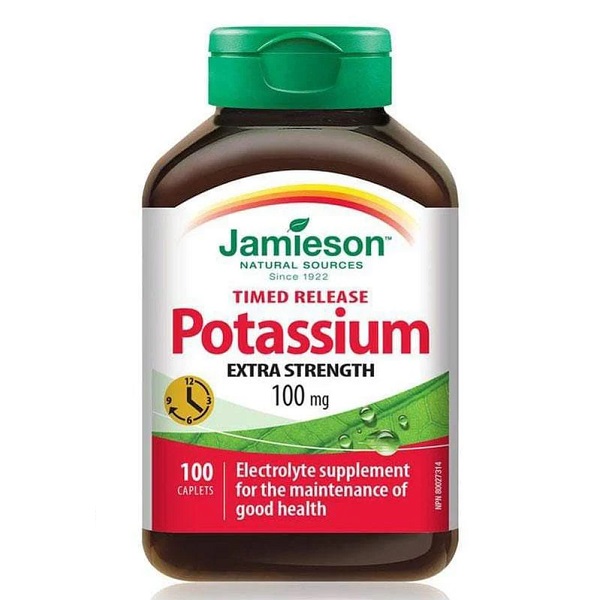 پتاسیم جمیسون 100 میلی گرم 100 عدد Jamieson Potassium