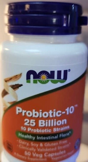 پروبیوتیک ناو(۵۰عددی) NOW Foods Probiotic-10 25 Billion