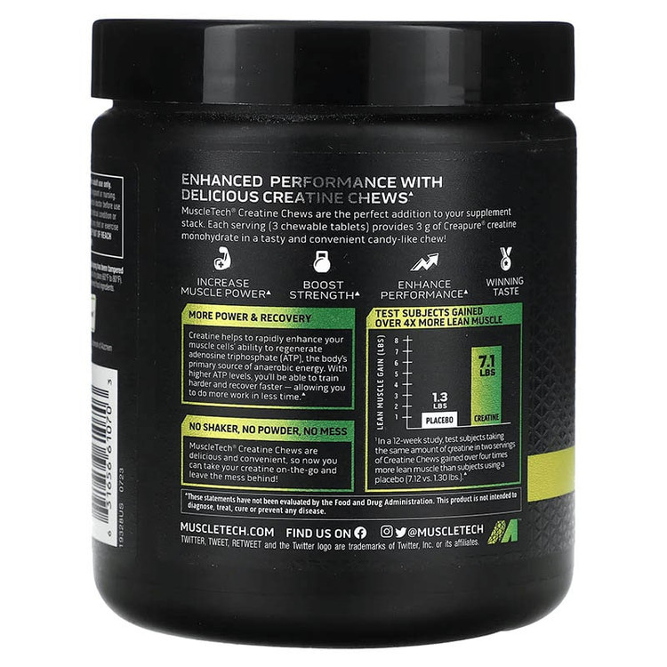 کراتین قرصی ماسل تک - 90 عددی Creatine MuscleTech Chews