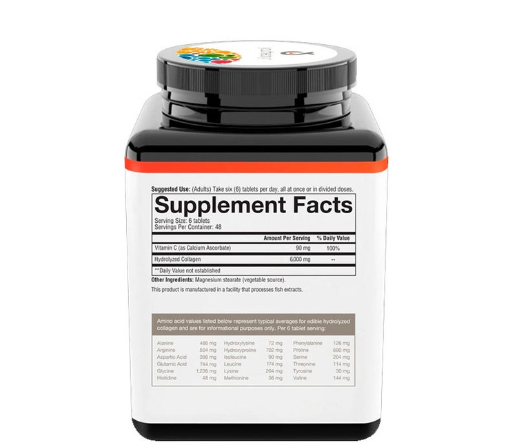 کلاژن یوتئوری دارای ویتامین C حاوی 290 قرصcollagen Youtheory