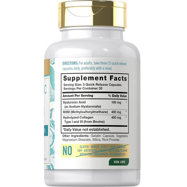 کمپلکس هیالورونیک اسید کارلایل (۹۰تایی)Carlyle Hyaluronic Acid Complex