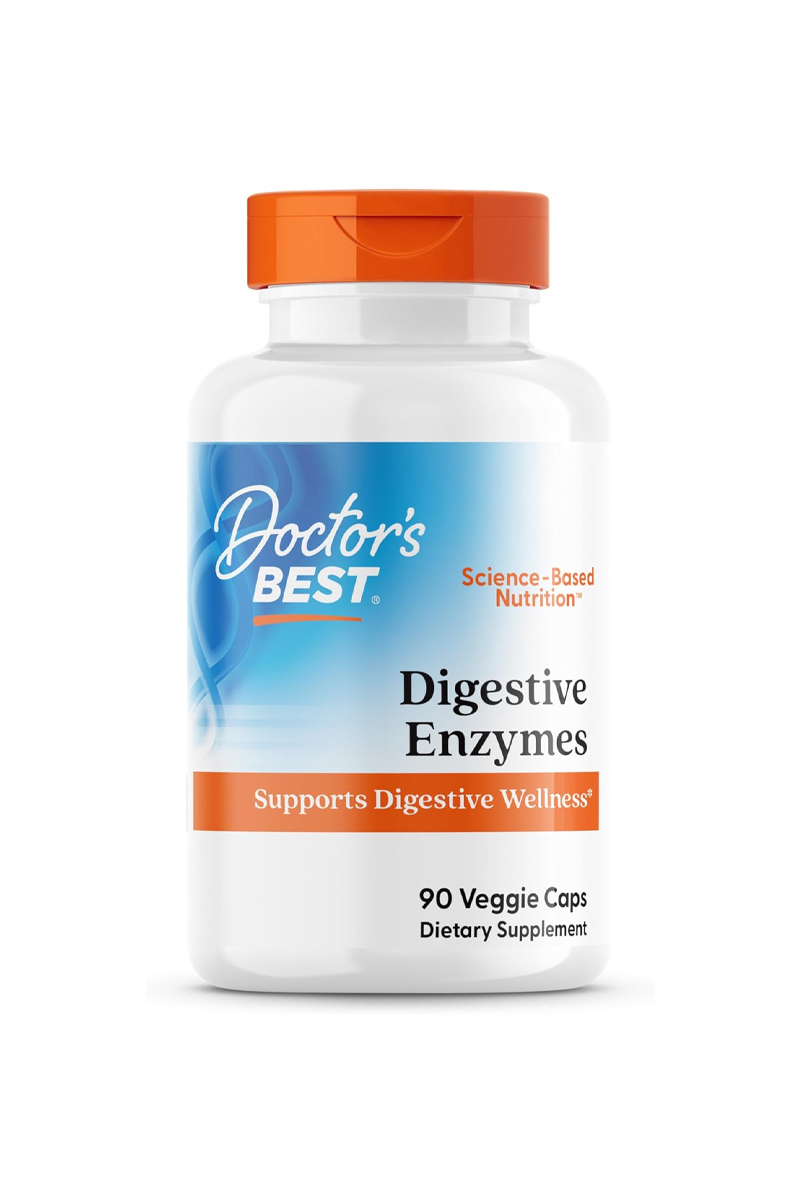 کپسول آنزیم گوارشی Doctor’s Best – بسته 90 عددی