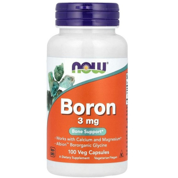 کپسول بورون ناو۱۰۰عددی Now Foods Boron 3mg