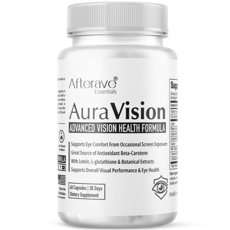 کپسول تقویت چشم افترایو ۶۰تایی Afterave AuraVision Advanced Formula (60 عددی)