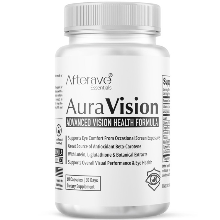 کپسول تقویت چشم افترایو ۶۰تایی Afterave AuraVision Advanced Formula (60 عددی)