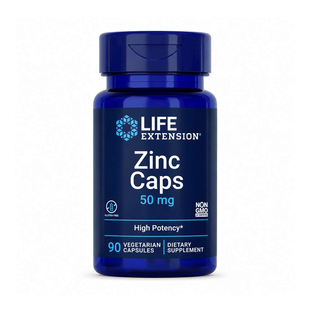 کپسول زینک 50 میلی گرم لایف اکستنشن 90 عددی / Life Extension