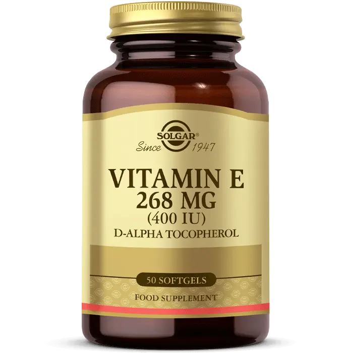 کپسول ویتامین ای Vitamin E سولگار 268 میلی گرم 50 عدد