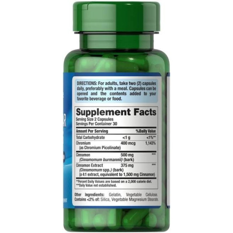 کپسول چندگانه کاهش قند خون Puritan Pride Blood Sugar Specifics پوریتان پراید (60 عددی)