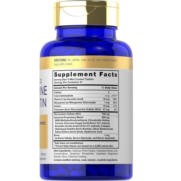 گلوکزامین کندرویتین کارلایل ۲۵۰تاییCarlyle Glucosamine Chondroitin MSM