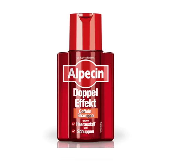 شامپو دابل افکت کافئین آلپسین؛ ضد ریزش و ضد شوره Alpecin Double Effect Shampoo (200ml) OFF