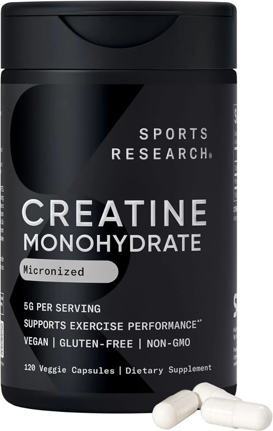 کراتین مونوهیدرات اسپورتس ریسرچ (Sports Research) – کراتینگرم در هر وعده - 30 وعده تصویر کپسول کراتین مونوهیدرات Sports Research® - پشتیبانی از ریکاوری تمرین، افزایش حجم عضلانی، عملکرد و قدرت* - غیر GMO، دارای گواهی Vegan - 5 گرم در هر وعده - 30 وعده تصویر کپسول کراتین مونوهیدرات Sports Research® - پشتیبانی از ریکاوری تمرین، افزایش حجم عضلانی، عملکرد و قدرت* - غیر GMO، دارای گواهی Vegan - 5 گرم در هر وعده - 30 وعده کپسول کراتین مونوهیدرات Sports Research® - پشتیبانی از ریکاوری تمرین، افزایش حجم عضلانی، عملکرد و قدرت* - غیر GMO، دارای گواهی Vegan - 5 گرم در هر وعده - 30 وعده