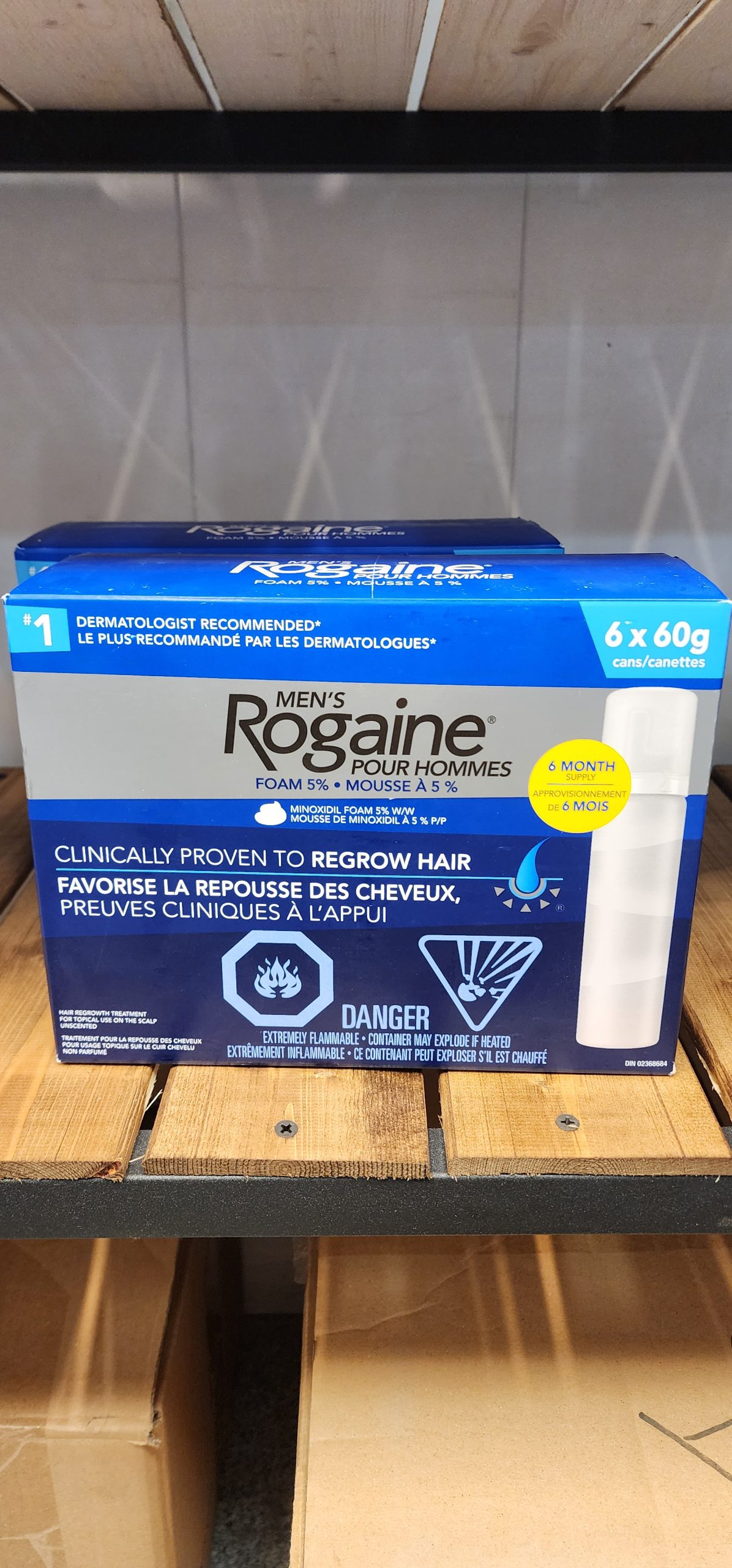فوم ضد ریزش مو و رشد مجدد مو روگین زنانه پک ۶ عددیرWomen's Rogaine Once-A-Day Foam